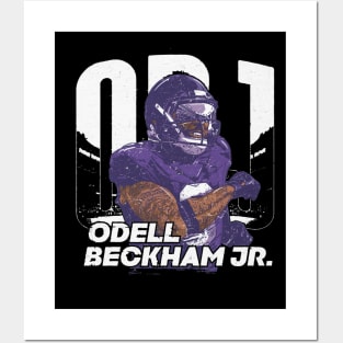 Odell Beckham Jr. Baltimore Player Name Posters and Art